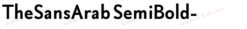 TheSansArab SemiBold字体转换 TheSansArab SemiBold字体转换